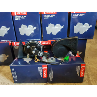 Còi điện denso 12V-24V. tiếng vang. lắp đặt dễ dàng.