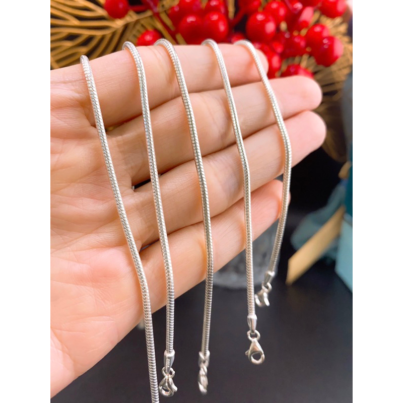 Lắc tay dây mì sợi nhỏ - Bạc ta 990