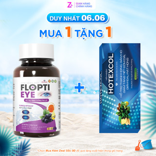 Viên Uống Sáng Mắt Flopti Eye Giảm Khô Mắt, Mờ Mắt, Mỏi Mắt Hộp 30 viên