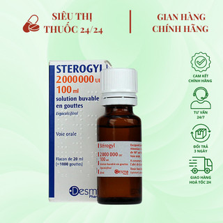 Vitamin D Sterogyl dành cho trẻ em ⚡ CAM KẾT CHÍNH HÃNG ⚡ Thức uống bổ sung Vitamin D cho trẻ an toàn hiệu quả