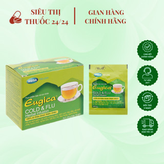 Trà Thảo Dược Eugica Cold & Flu ⚡ CAM KẾT CHÍNH HÃNG ⚡ Trà thảo mộc giảm các triệu chứng cảm lạnh, sổ mũi