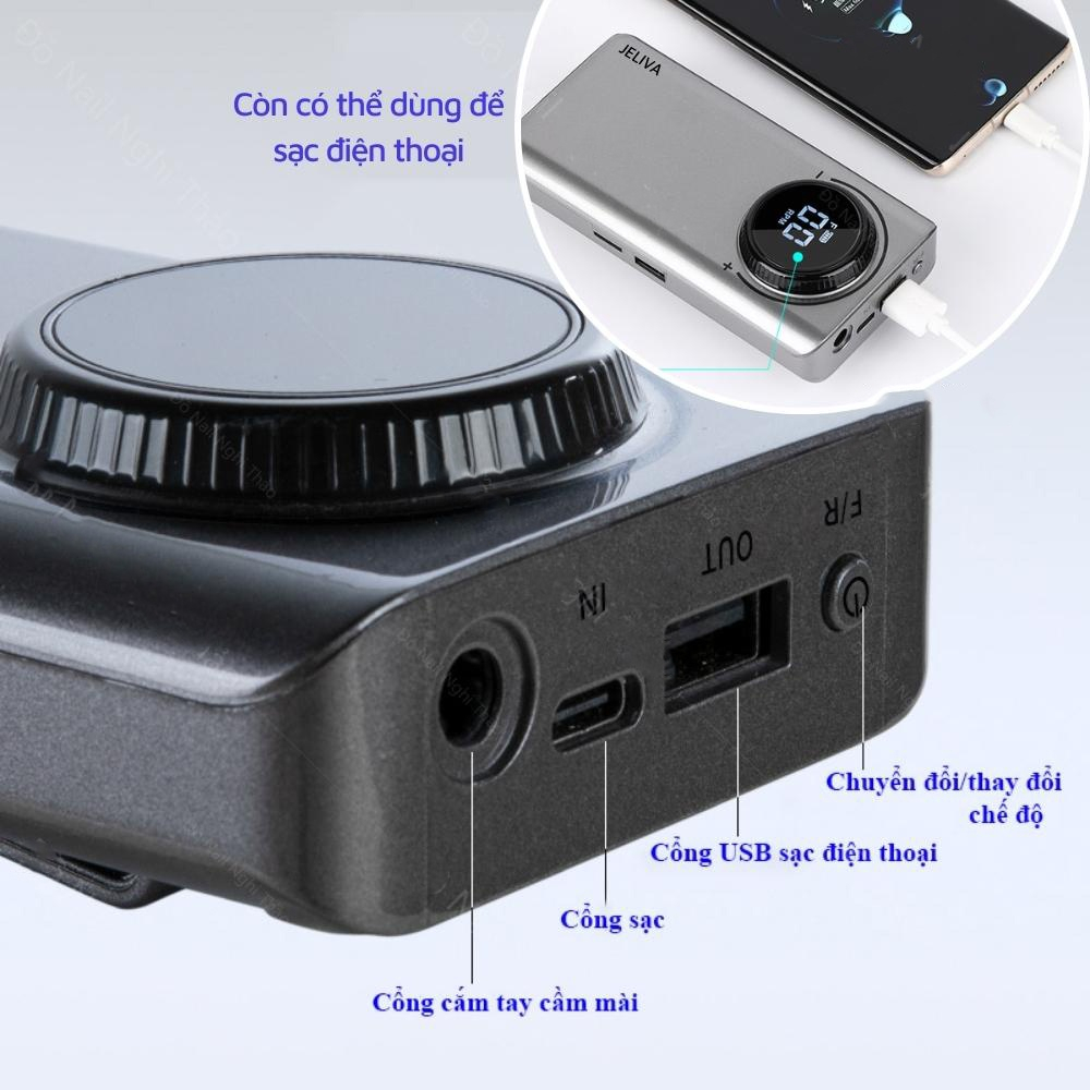 Máy Mài Móng MANICURE UV-201, Máy Mài Nail Mài Gel Tích Điện Cầm Tay Mini Cao Cấp-Tặng Kèm Bồ Đầu Mài, Bảo Hành 12 Tháng