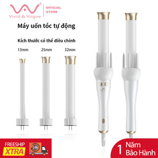 Máy uốn tóc VIVID VOGUE 4 Gen tự động bằng gốm cầm tay chuyên dụng 32mm/ 25mm/ 13mm