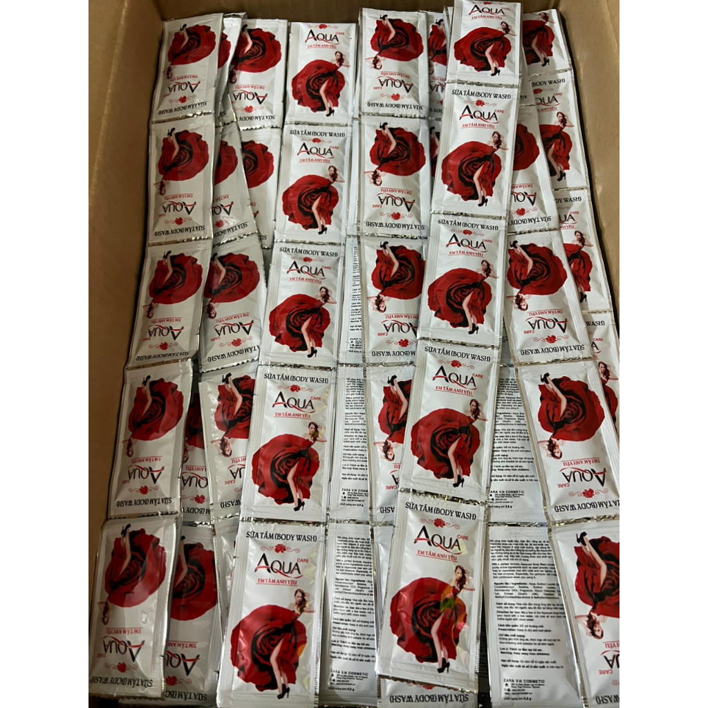 100 Gói Dầu Gội Sữa Tắm giá sỉ cho khách sạn và gia đình