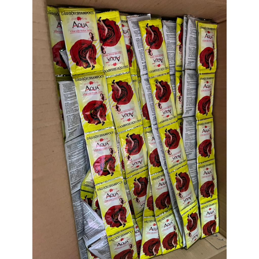100 Gói Dầu Gội Sữa Tắm giá sỉ cho khách sạn và gia đình