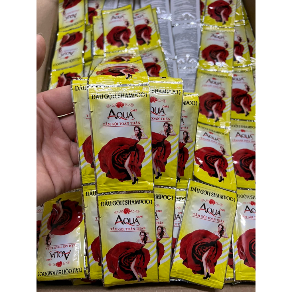 100 Gói Dầu Gội Sữa Tắm giá sỉ cho khách sạn và gia đình