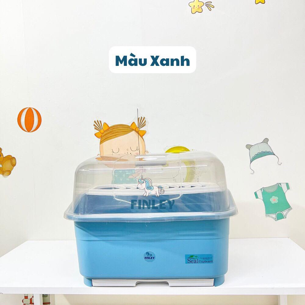 Khay đựng bình sữa Finley có nắp đậy FL-0030 / UV FL-0076 / Jupin / Vuông / Gấu giá kệ úp bình sữa