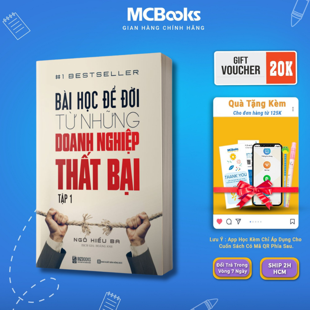 Sách - Bài Học Để Đời Từ Những Doanh Nghiệp Thất Bại (Tập 2) Mcbooks