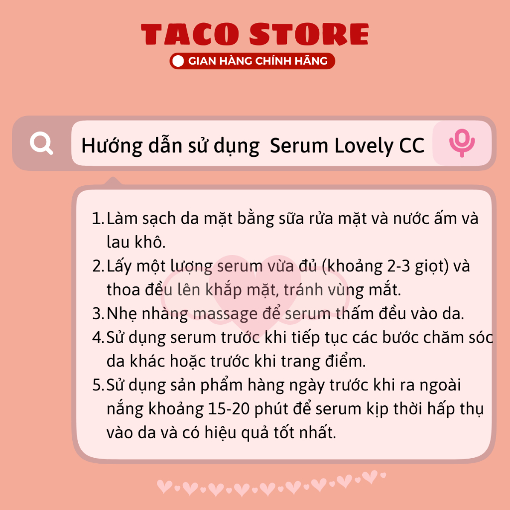 Serum Dưỡng Trắng LovelyCC Pink Tone Up Sun Serum SPF 50+ 30g Nâng Tone Da