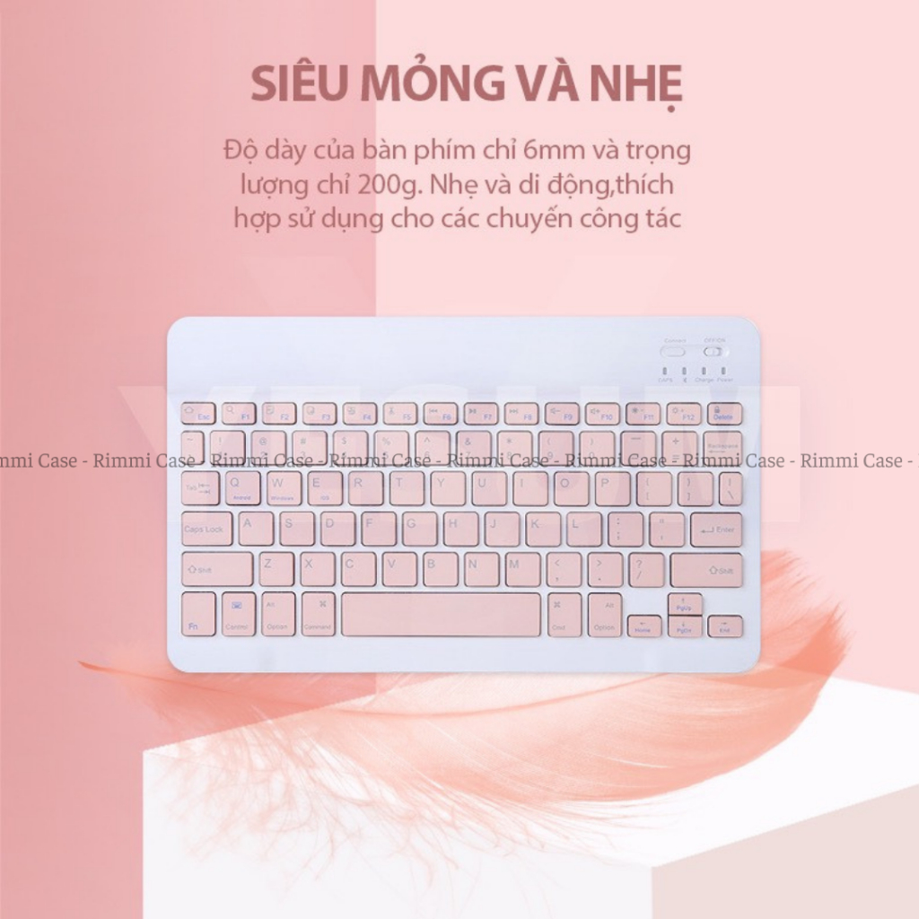 Bộ Bàn phím và Chuột không dây Bluetooth 10 inch siêu mỏng, nhẹ phù hợp cho điện thoại, Laptop,Pc, Máy tính bảng | BigBuy360 - bigbuy360.vn