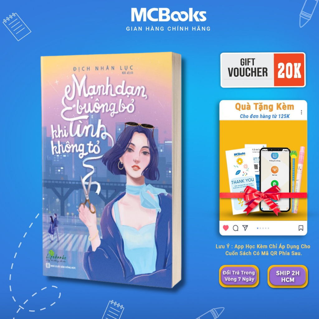 Sách - Mạnh dạn buông bỏ khi tình không tỏ Mcbooks
