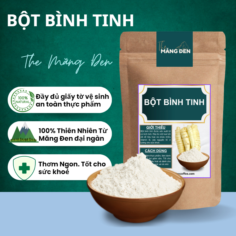 Bột Bình Tinh Nguyên Chất 250g Đặc Sản Măng Đen Kon Tum