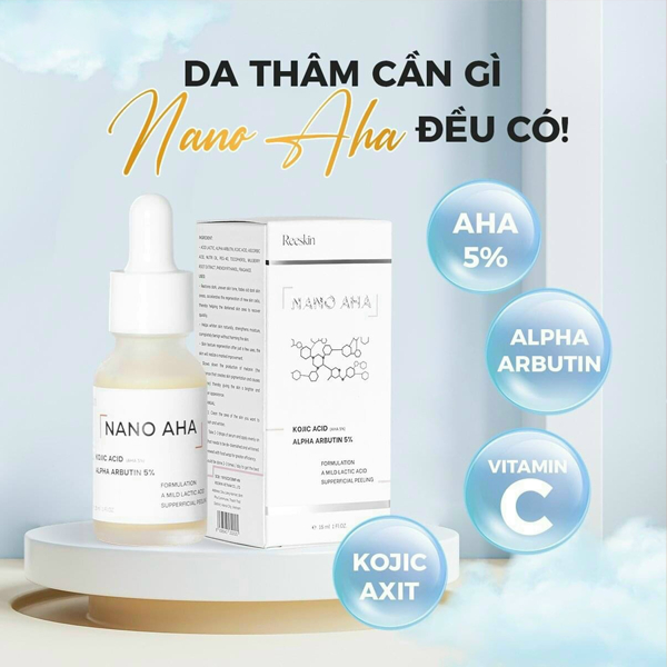 Serum Nano Aha Khử Thâm Nano Aha - 7 Ngày Hiệu Quả