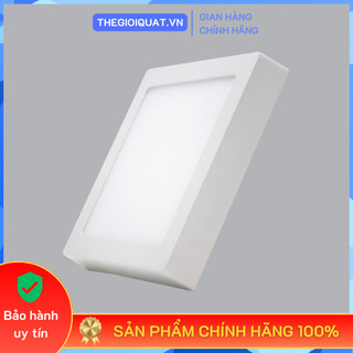Đèn led panel mâm nổi ốp trần MPE công suất 12W - Hàng chính hãng