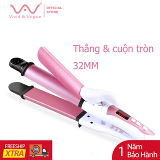 Máy uốn tóc Vivid & Vogue máy uốn tóc tự động VAV055A Máy uốn tóc máy uốn tóc cầm tay cho máy uốntóc