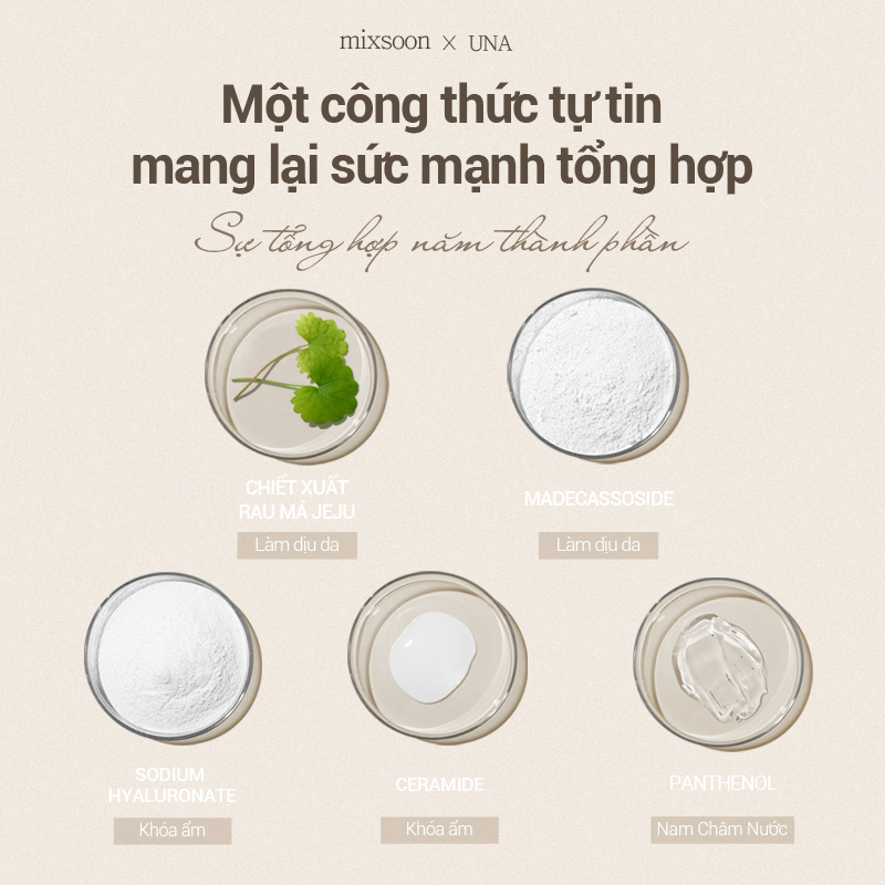 Nước hoa hồng  rau má và ceramide khóa ẩm, làm dịu da Mixsoon Master Soft Toner 150ml