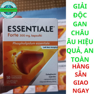Viên uống bổ gan, giải độc gan châu âu essentiale forte 50 viên