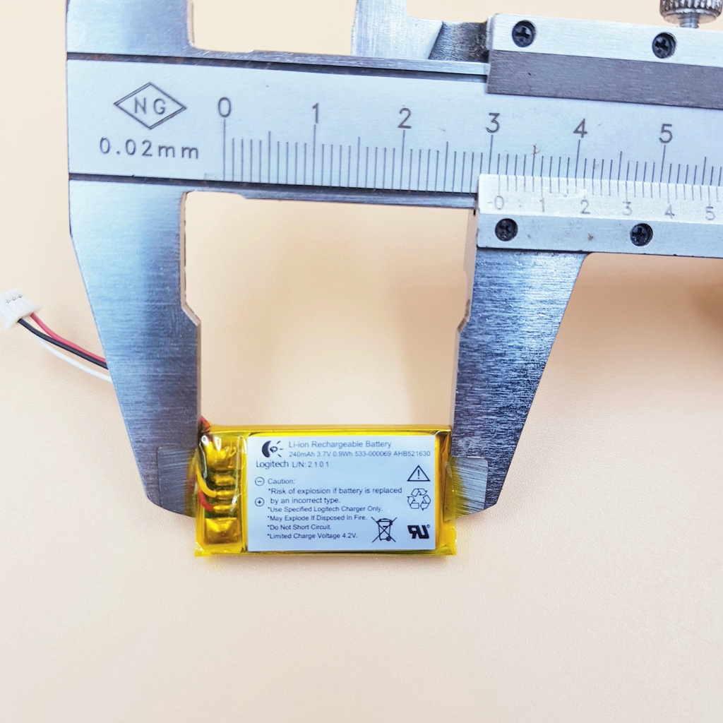 Pin 3.7V 240mAh AHB521630 30x16x5.2MM 3 dây cho thiết bị camera mini pin sạc 1S PinchinhhangHN