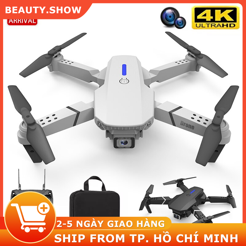 2022 E88PRO RC DRONE 4K Giáo sư với máy ảnh HD có thể gập HD RC RC RC RC WiFi 1080p | BigBuy360 - bigbuy360.vn