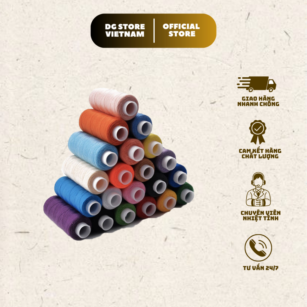 Chỉ May Vá TIGER 900m ( set 10 cuộn )