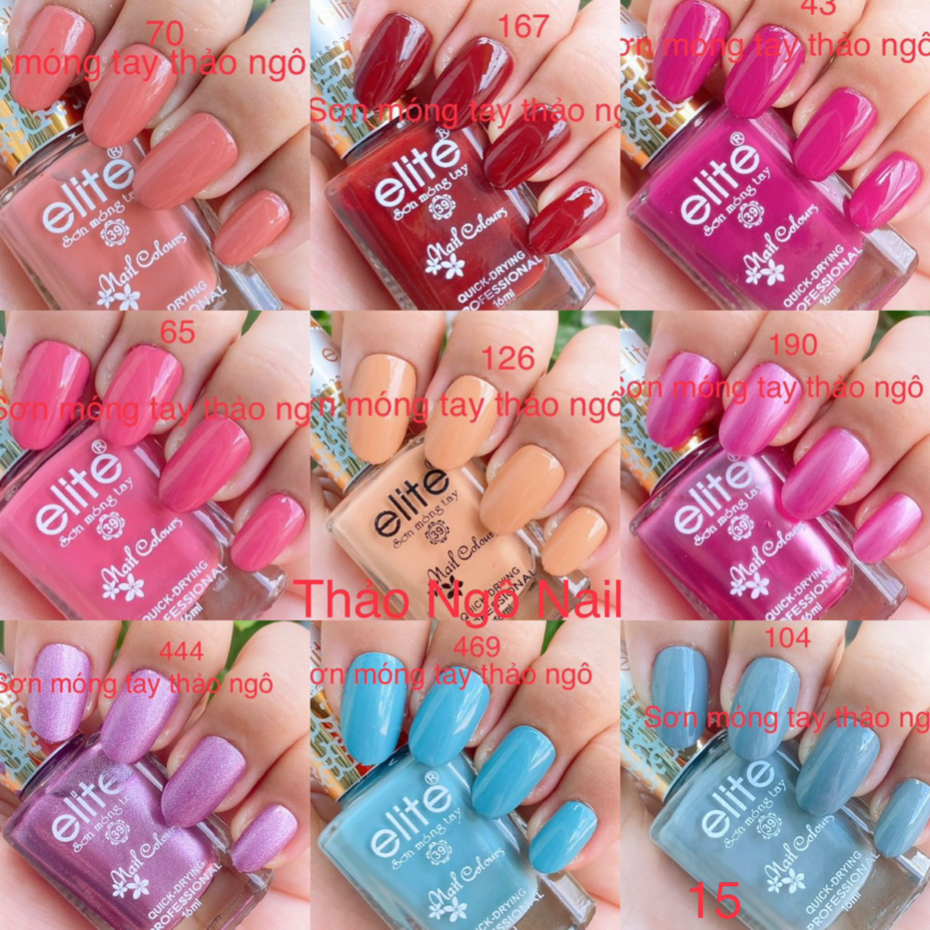 (Hàng mới về) Sơn móng tay cao cấp 16ml dành cho Nail (Sơn thường cao cấp)