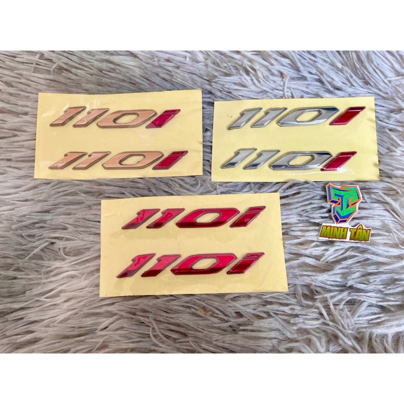 Tem số 110i số nổi. hàng gia công sắc nét. ( giá 1 cặp)