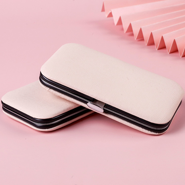 Bộ dụng cụ làm móng 18 món đa chức năng, giúp cắt móng, làm đẹp, chăm sóc móng tay, móng chân, hộp đựng da cao cấp