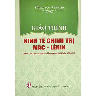 Sách Giáo trình Kinh tế chính trị Mác – Lênin