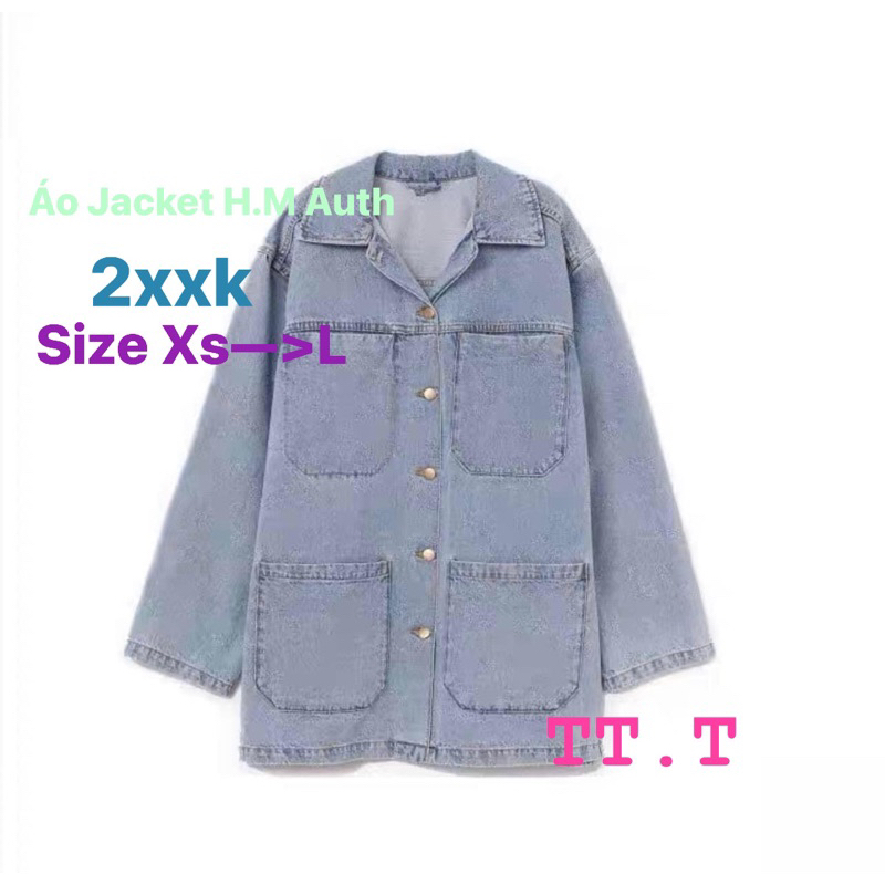 Áo Jacket Jean Bò Chuẩn Jean
