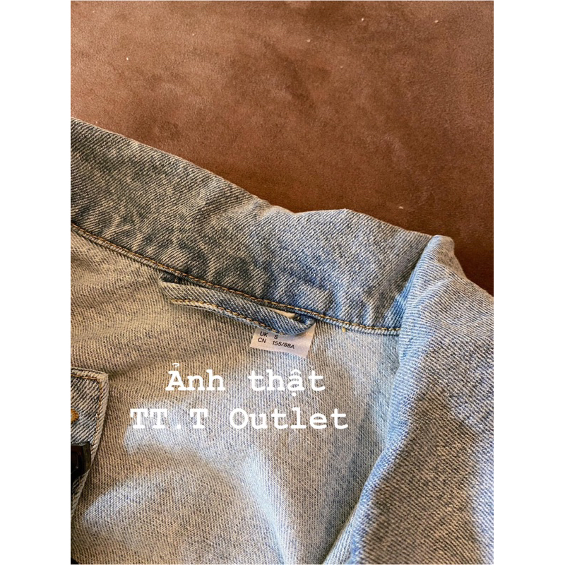Áo Jacket Jean Bò Chuẩn Jean