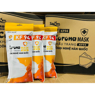 Khẩu trang kf94 corona [thùng 300 cái]