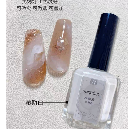 Cồn loang Đen Trắng tạo vân đá QingYou