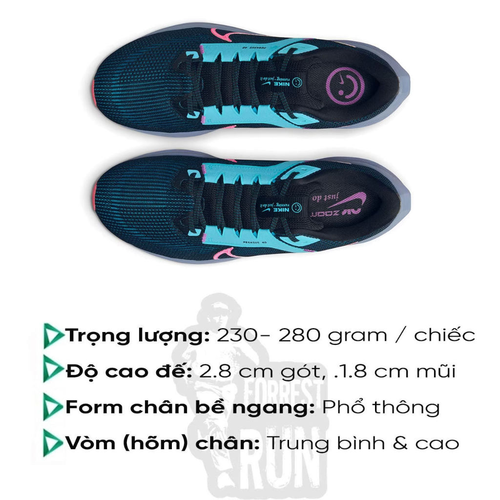 Giày chạy bộ nam Pegasus Air Zoom 40 FB7180-001
