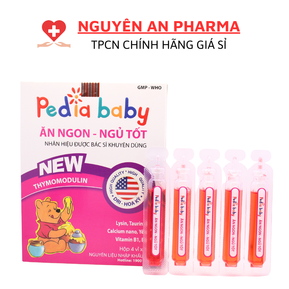 SIRO PEDIA BABY New ăn ngon ngủ tốt hỗ trợ bé phát triển trí não