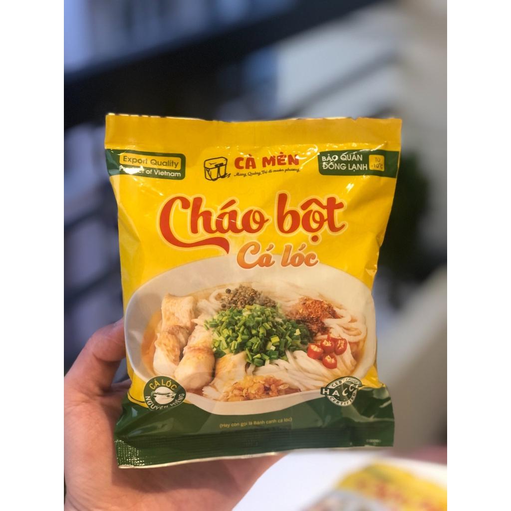 Cháo bột cá lóc Quảng Trị - Cà Mèn (BẢO QUẢN TỦ ĐÔNG)