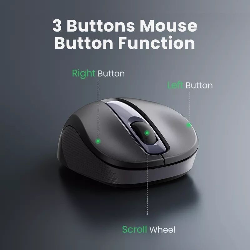 Chuột không dây 2.4G SILENT 2400DPI Ugreen 90371 cao cấp