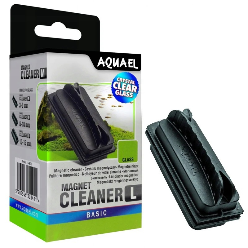 Nam châm cọ bể AQUAEL MAGNET CLEANER BASIC - Nam châm cọ bể cho bể kính 5-15mm