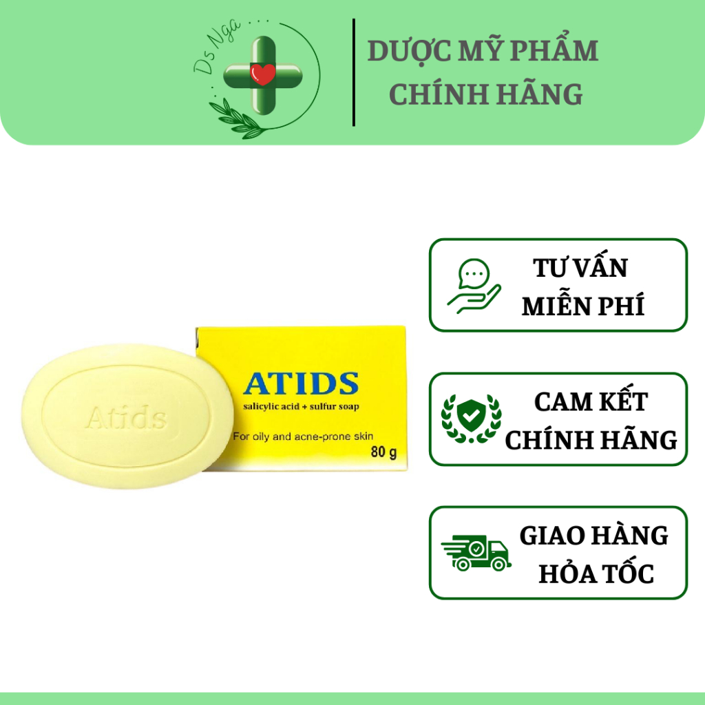 Xà phòng mụn lưng ATIDS SOAP 80g