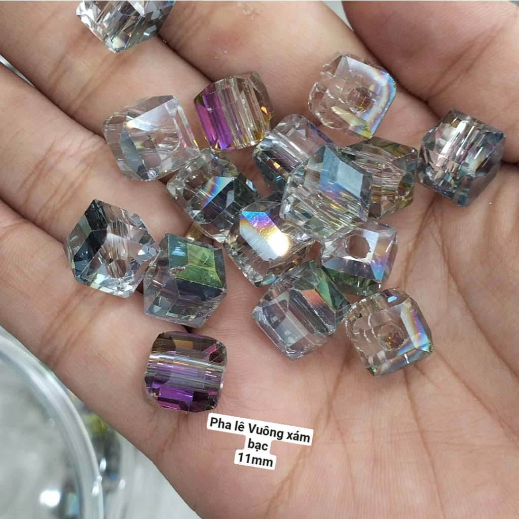 2 viên Pha lê size lớn 10mm 12mm 14mm 16mm 18mm 20mm