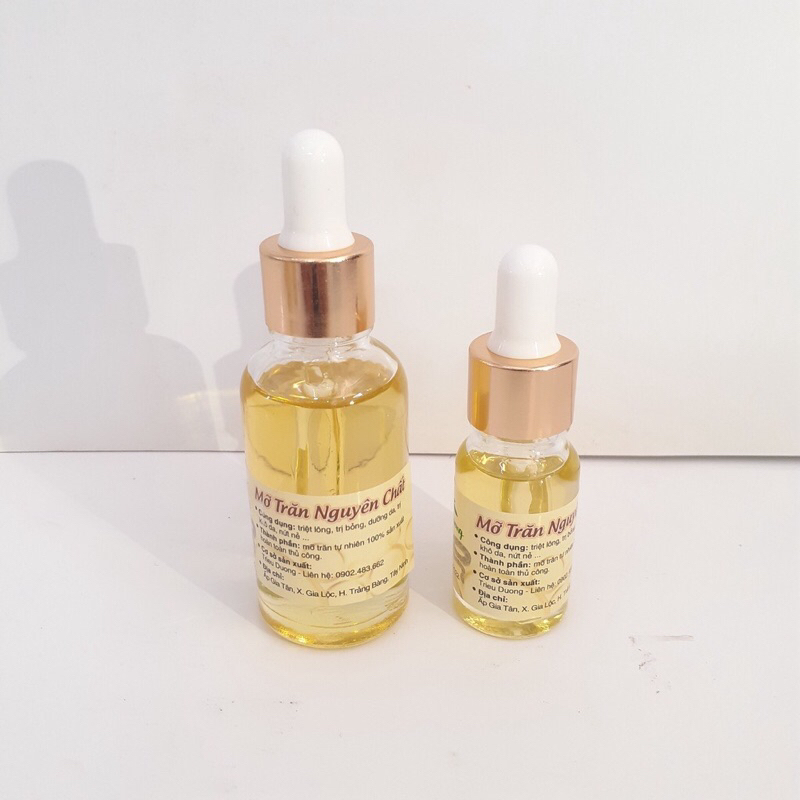 Mỡ trăn nguyên chất Rolado 10ml giảm quá trình mọc lông