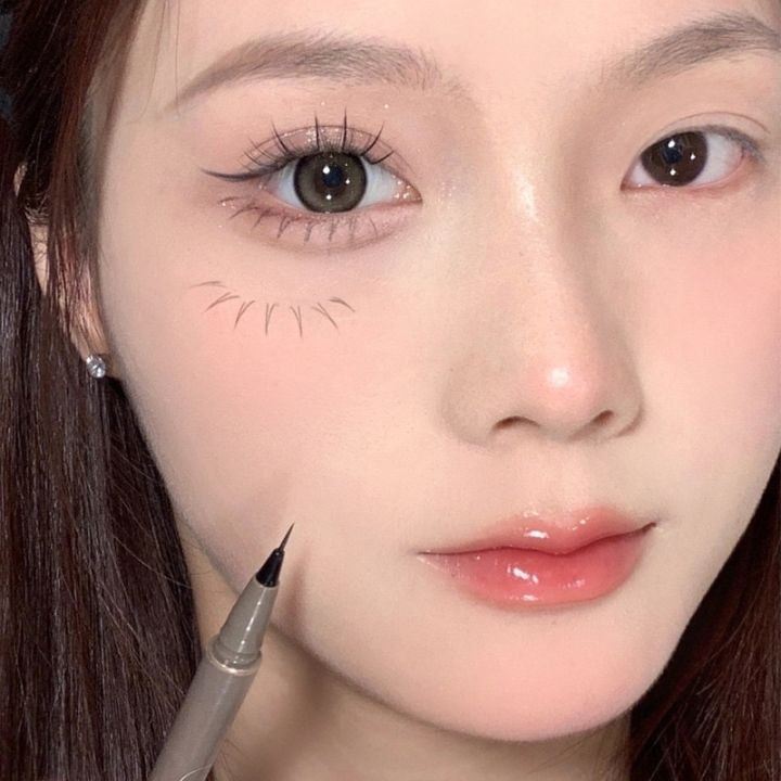 Kẻ Mắt Kẻ Mi Dưới Màu Nâu Sweet Mint chống nước không lem (Nội Địa Trung )
