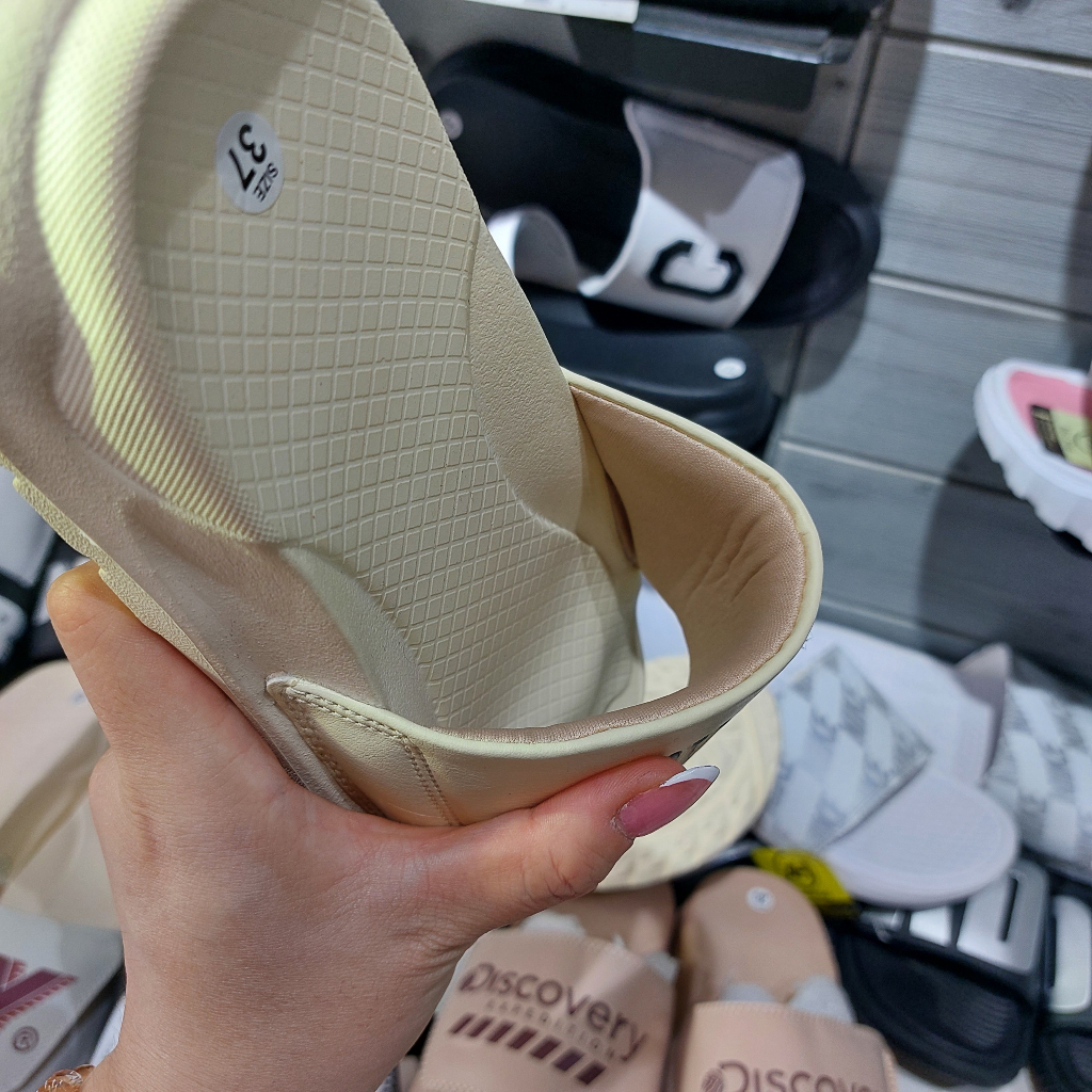 Dép quai ngang Corvernat Logo 3D in nổi ko bong tróc Size Nam Nữ Unisex