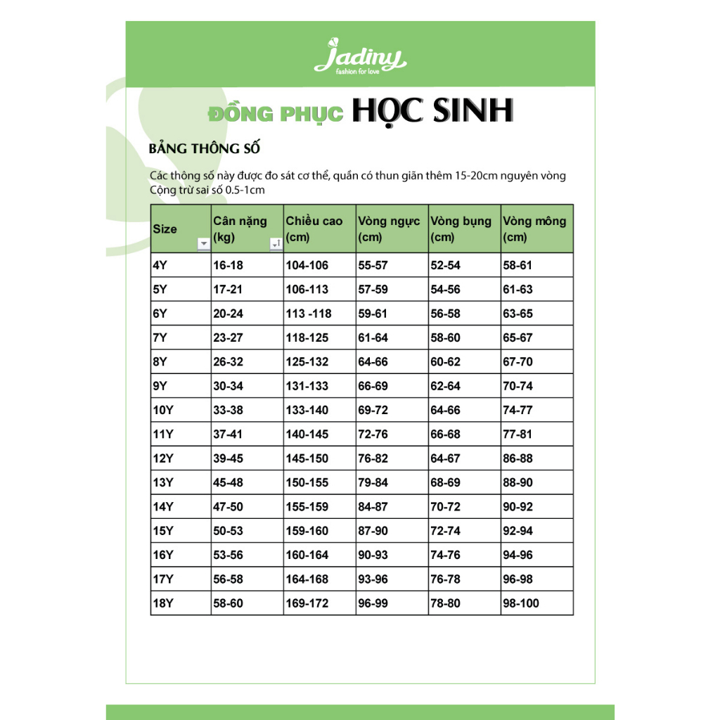 Váy đồng phục học sinh không phải ủi nhiều và giặt máy giặt thoải mái