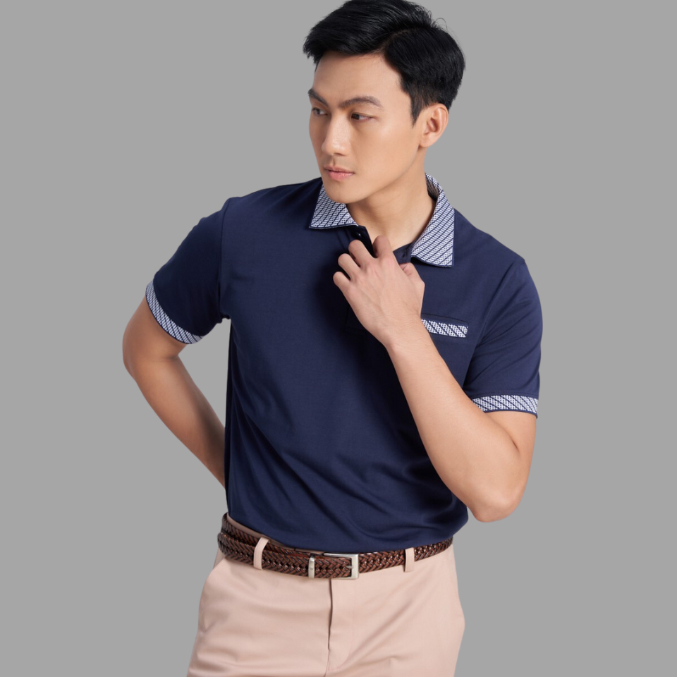 Áo Polo Nam cổ bẻ F2 ngắn tay vải cotton phong cách trẻ trung - TC250