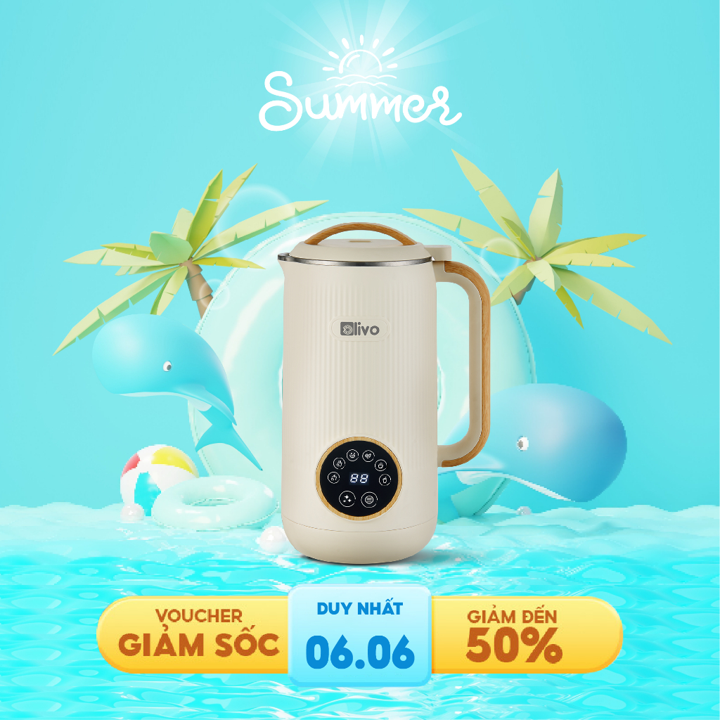 Máy Làm Sữa Hạt OLIVO CB400 – Nhỏ Gọn Tiện Mang Theo – Đa Chức Năng – Cao Cấp