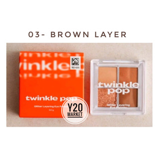 PHẤN MẮT TWINKLE POP BY CLIO GLITTER LAYERING EYE PALETTE