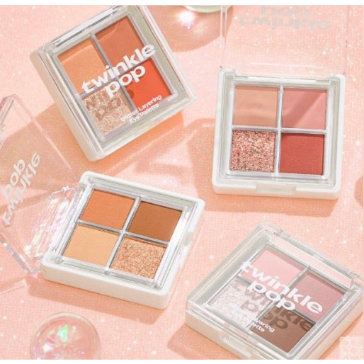 PHẤN MẮT TWINKLE POP BY CLIO GLITTER LAYERING EYE PALETTE