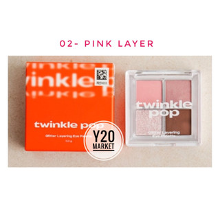 PHẤN MẮT TWINKLE POP BY CLIO GLITTER LAYERING EYE PALETTE