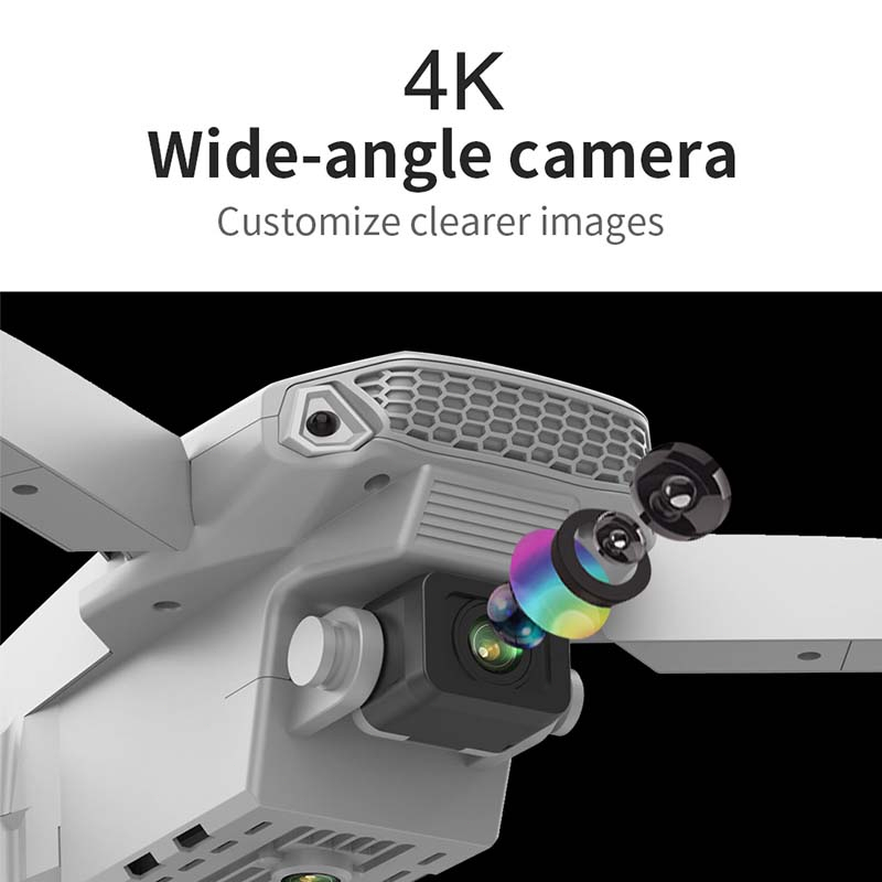 Flycam E88 Pro, 2 camera 4K,pin 1800mah