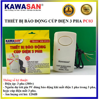 Thiết bị báo động cúp điện 3 pha kw-pc03